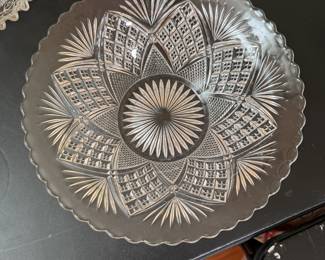 EAPG Tarentum Glass Virginia pattern bowl 10"