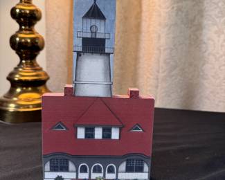 Fernwood wooden decoration Portland Head Light, Cape Elizabeth, Maine 8"H