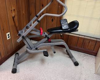 Cardio Fit exercise machine, does have an electronic panel but it needs repair, machine works well on initial test 44"L x 30"W (This item is in the Lower Level)