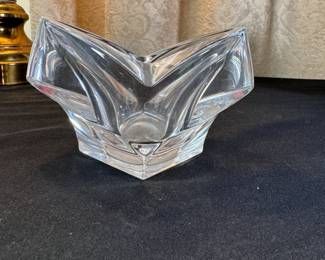 Mikasa Overture crystal dish 3"H