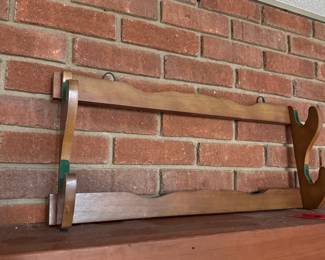 Wooden rack 12"H x 25"W