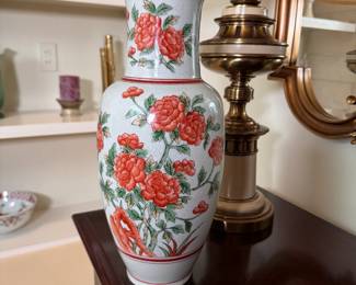 Tall Andrea by Sadek rose vase 14"H
