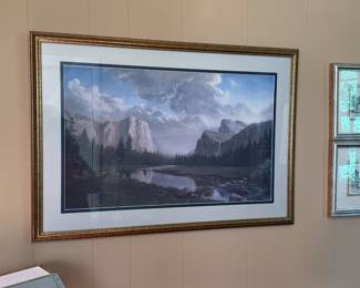 Dino Mossaroni 'Sunrise Sierra' landscape print 21" x 30"