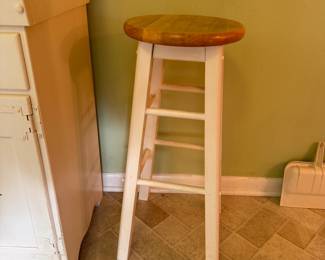 Kitchen stool, some wear 25"H x 12"W