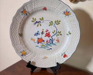 Mikasa Precisous Blue Fontaine platter 13"