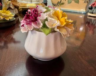 Heathcote Hall porcelain flowers 2.5"H