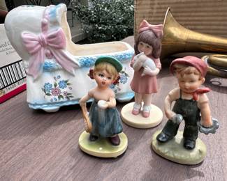 Bessie Pease Guttman, Napcoware figurines, vintage baby planter 