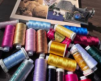 Sewing machine embroidery thread