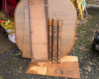 Solid Wood Oblong Table 