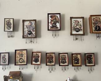 Vintage Hummel Clocks