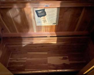 Cedar Hope Chest in the Pre-Sale Now!