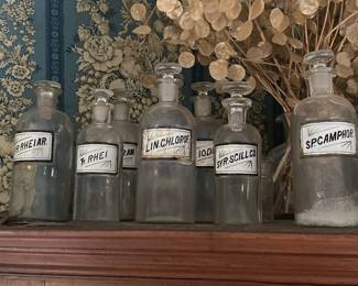 Vintage Pharmacy bottles