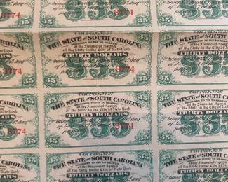 1869 SC $1000 bond unused