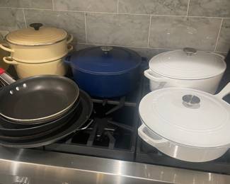 Le Crueset and Cuisinart 