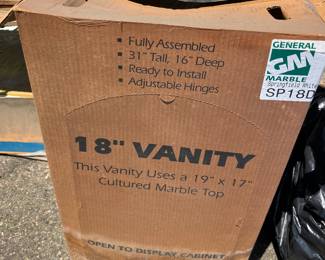 18" VANITY STILL IN BOX