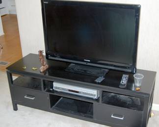 Flat Screen TV and Stand