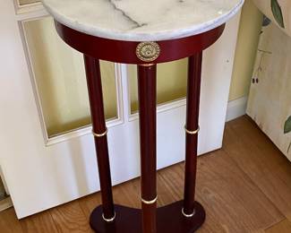 Marble Top Plant Stand