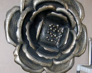 LARGE Tin Floral wall Hanging