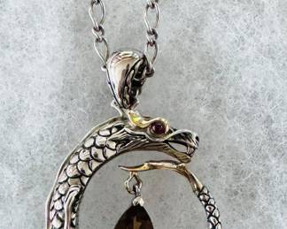 Authentic John Hardy Sterling Silver and 18K yellow gold Batu Naga Collection - These items available for pre-sale: Inquires can be made by emailing greeneyesestatesales@gmail.com