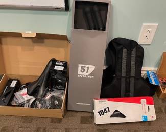 Various bike parts some brand new. 