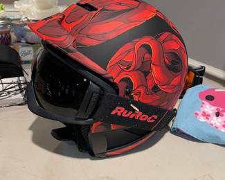 Like new El Diablo Ruroc helmet