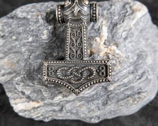 Large assortment of jewelry and accessories from, "Wear The Rare" including Viking pendants, necklaces & more. Most appears to be in like-new condition.