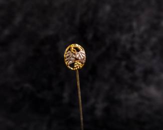 Blackhills 12kt gold stick pin. Total approx. weight is .62 grams and measures 2.5'' long.