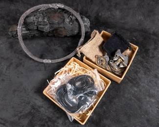 Large assortment of jewelry and accessories from, "Wear The Rare" including Viking pendants, necklaces & more. Most appears to be in like-new condition.