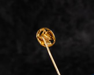 Blackhills 12kt gold stick pin. Total approx. weight is .62 grams and measures 2.5'' long.