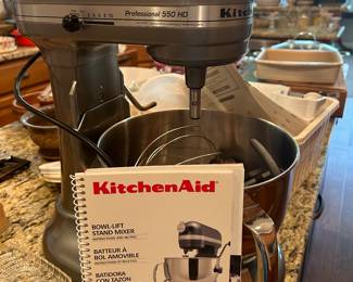 *	#67	KitchenAid Professional 550 HD with attachments	 SOLD			