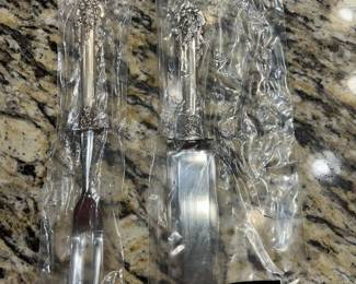 *	#116	Sterling Silver Wallace Grande Baroque Carving Set	 SOLD		Still Sealed 		