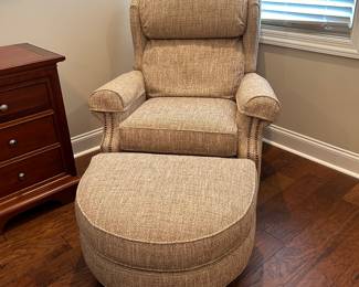 *	#44	Smith Brothers of Berne reclining chair with ottoman	SOLD				