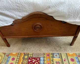 	#48	Antique full bed with mattress and box spring 	 SOLD			