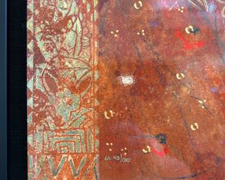 #98	Csaba Markus CIANIA  "Caldograph"  43/130 framed art  32x32	 $250.00 	