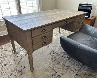 	#1	Pottery Barn desk with drawers 64x32x30	 SOLD	 	