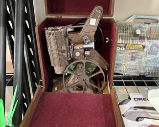 	#109	Keystone 8 mm projector with case	 $100.00 				
