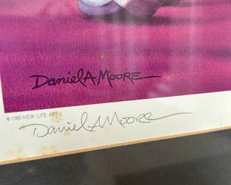 *	#8	Daniel Moore "The Top of Line" 832/2500 1980	 $125.00 				