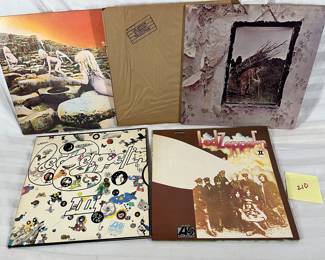 Led Zeppelin vinyl albums