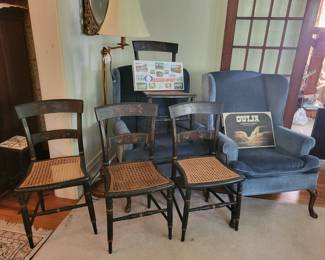 Set of Hitchcock Chairs