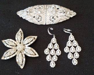 Rhinestone PinsEarrings