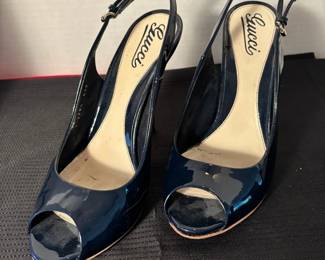 Gucci Patent Leather Slings