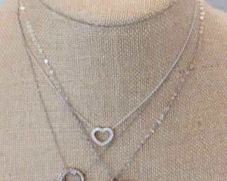 3 925 Heart Necklaces