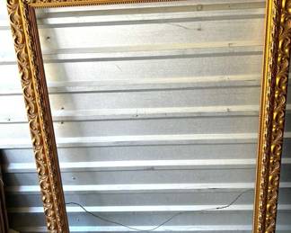 Extra Large Wood Gold Frame
