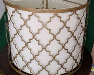 Modern Hanging Drum Shape Light Fixture
