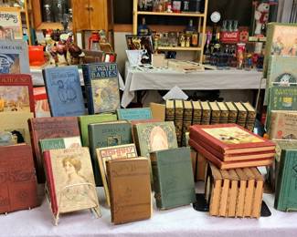 Vintage children's books and encyclopedias