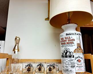 "Jim Beam" lamp