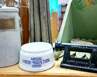 Manufacturing salesman's samples/advertising. "Wheeling Sanitary Manufacturing Company"