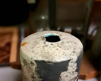 Local artist Dooley Lawrence 1986 crafted vase