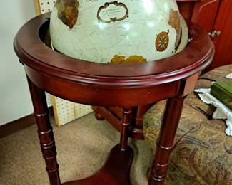 Hertford Jones world globe in stand