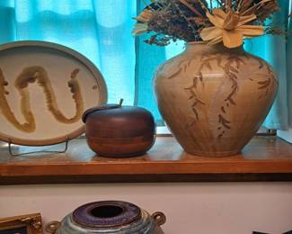Nice selection of handmade pottery,  some local artist. 